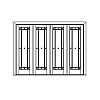 3-Panel double doors with 5-Lite sidelites
Panel- Raised
Glazing- SDL